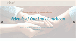 Desktop Screenshot of ourladyofpeacemn.org